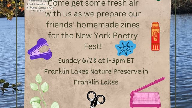 Nature walk + Zine Folding