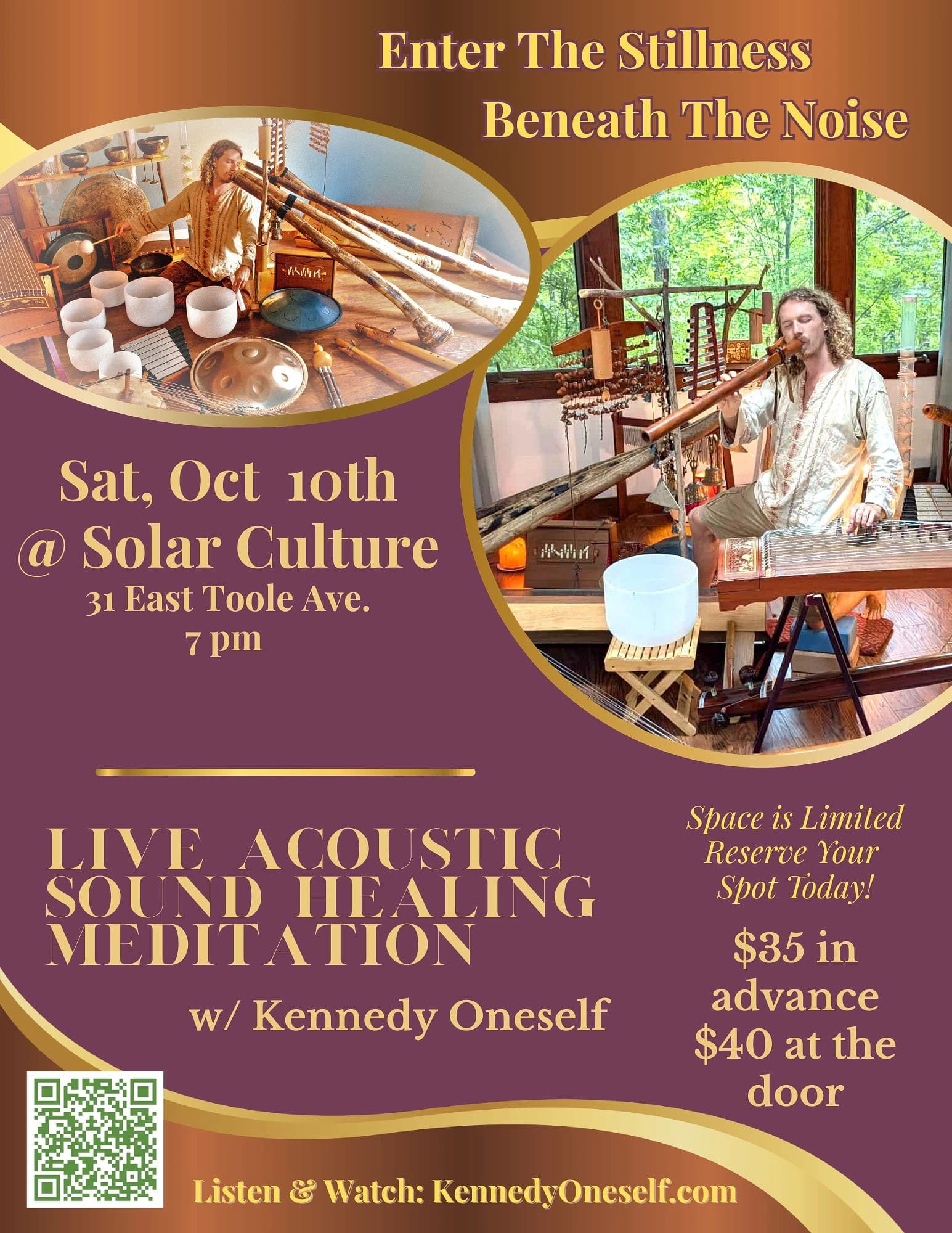 Sonic Sanctuary - A multi-instrumental Sound Healing Journey with Kennedy Oneself