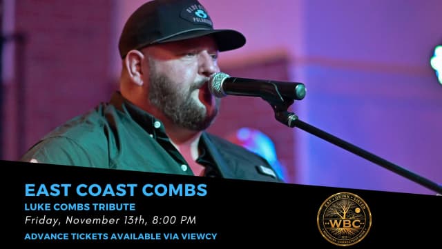 East Coast Combs - Luke Combs Tribute - at the Woodbury Brewing Company