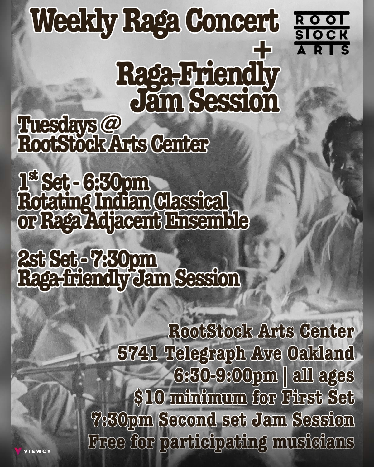 Weekly Raga Concert + Jam Session: Rohan Upamaka